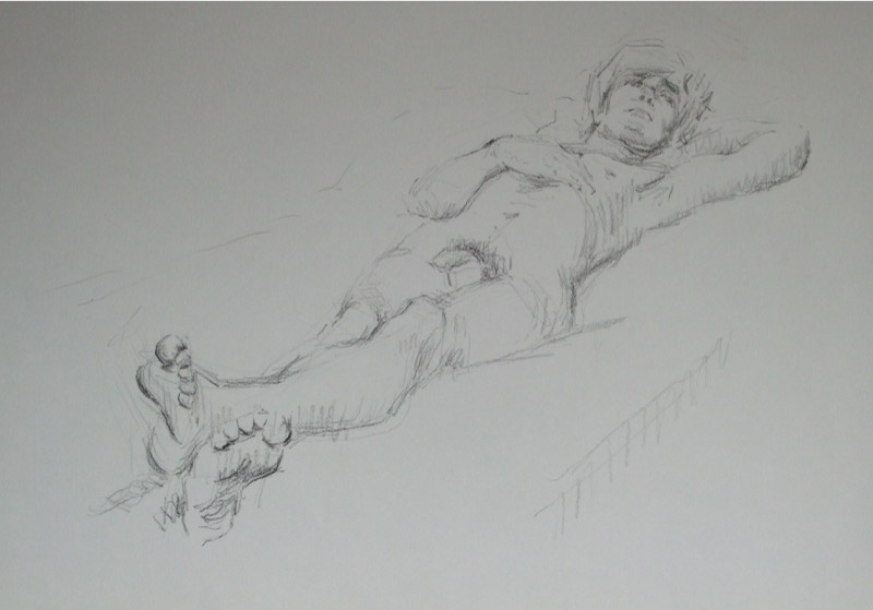 Male Figure Lying