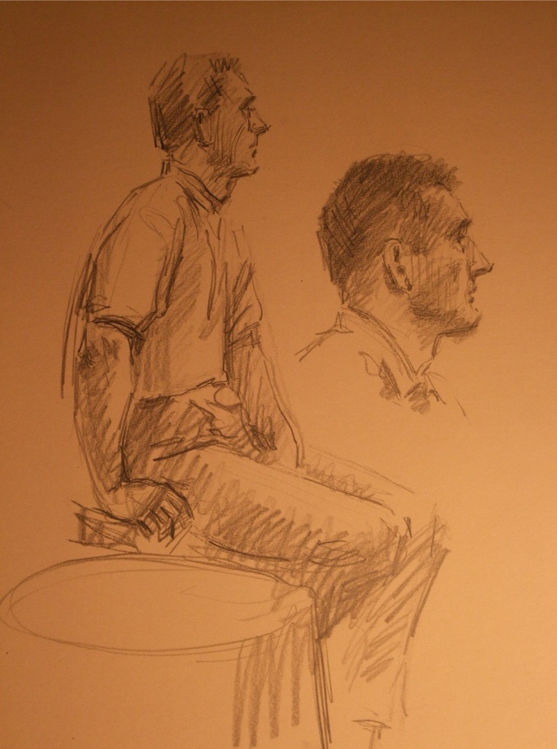 Seated Man & Detail