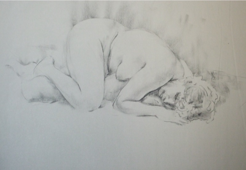 Nude with a Cushion